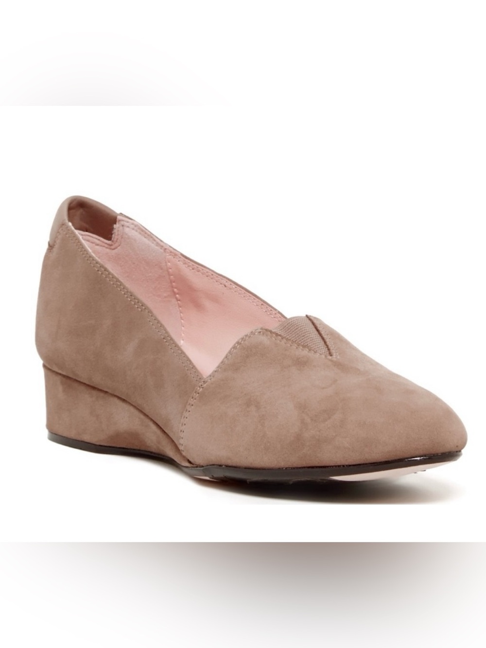 Taryn Rose Fabu Slip-On Shoe Tan / Beige Suede Size 9